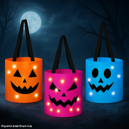 LED Halloween Candy Bag