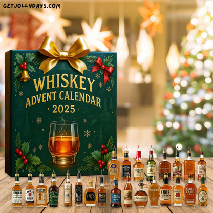 Whiskey Advent Calendar Ornaments