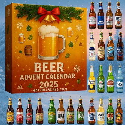 Beer Advent Calendar Ornaments