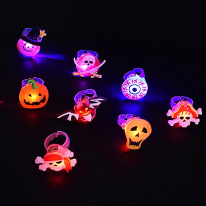 Halloween Light Up Rings for Party