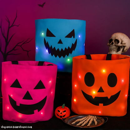 LED Halloween Candy Bag