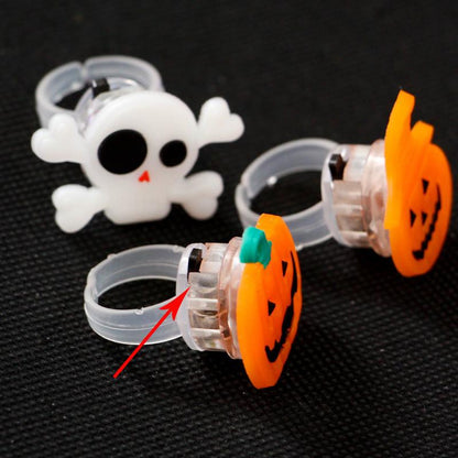 Halloween Light Up Rings for Party